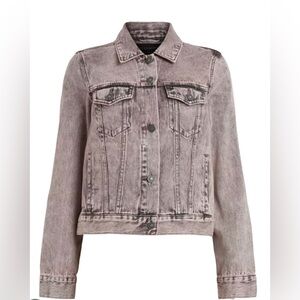 All Saints HAY Washed Gray Denim Jacket. Great conditions!
